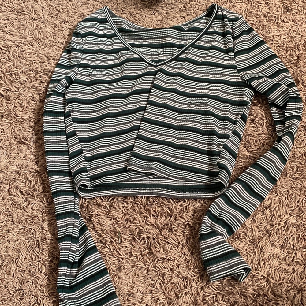 shein long sleeve crop top